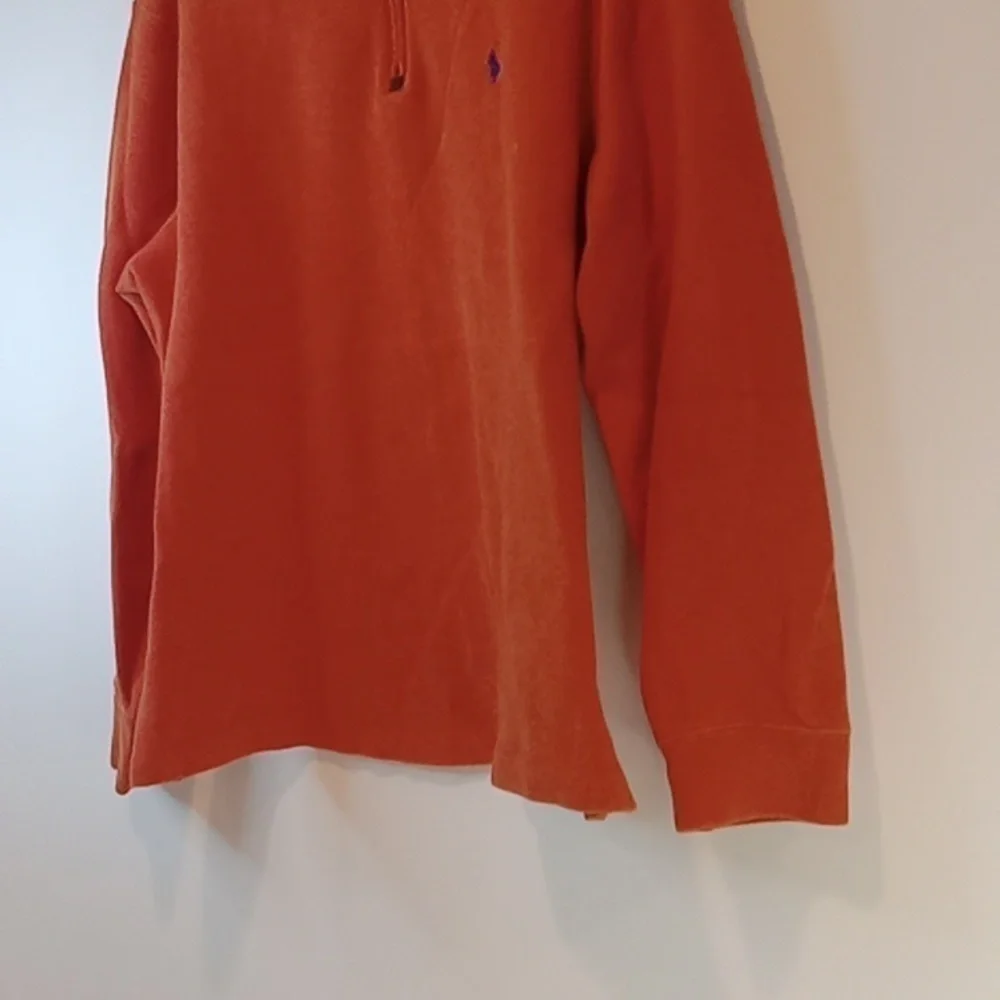 Polo Ralph Lauren Mock Neck 1/4 Zip Pullover Sweater Men's Sz Large EUC NICE!
